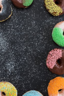 çörek, üstten görünüm, boşaltmak