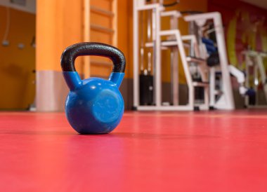 Mavi Kettle Bell Ağırlık Çelik Kompozisyon