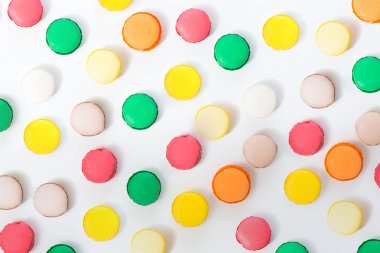 macarons pastel renkler arka plan