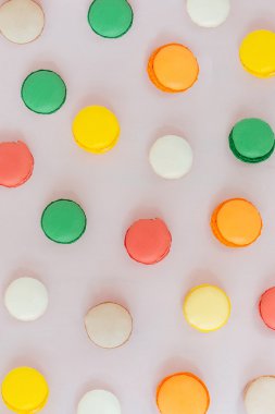 macarons pastel renkler arka plan