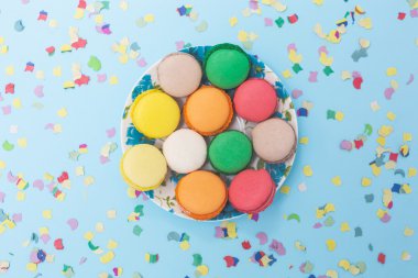 macarons pastel renkler arka plan