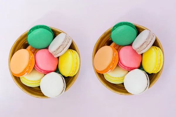 Macarons Hintergrund Pastellfarben — Stockfoto