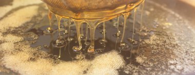 Peteğin kovan yapmaktan tatlım - tatlım ma yakın çekim