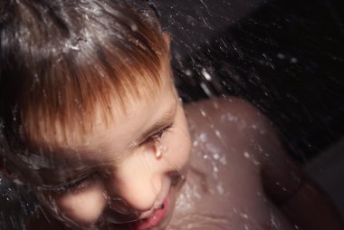 Çocuk sahibi Banyo zamanı