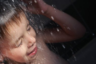 Çocuk sahibi Banyo zamanı