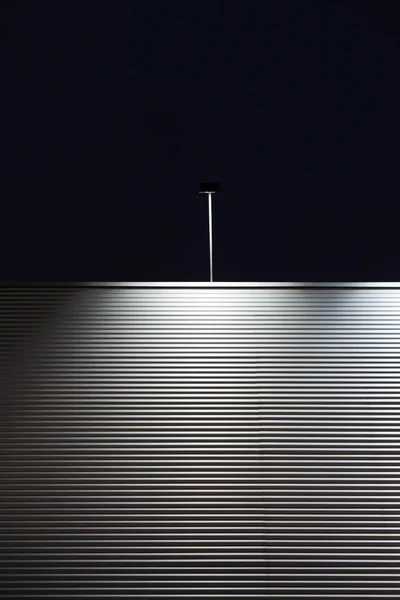 Blank billboard with lights