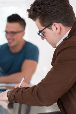 İş takım iş süreci modern ofis