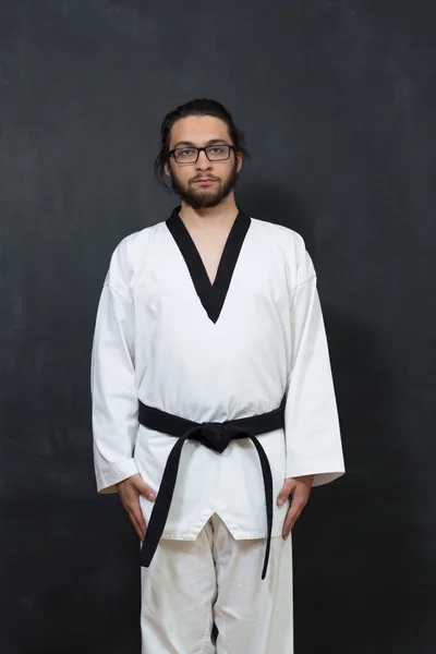 Férfi Karate harcos — Stock Fotó