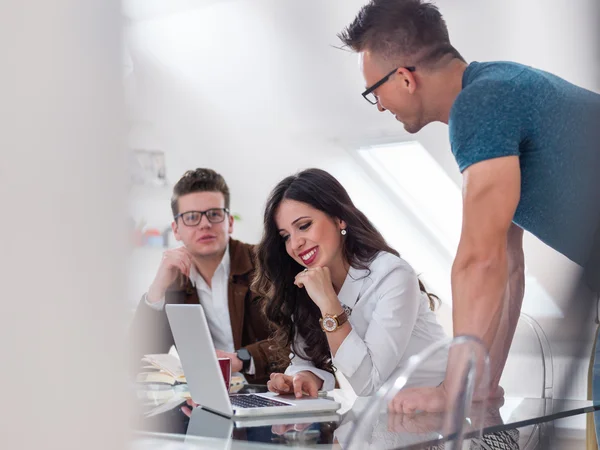 Reunión de trabajo en equipo — Foto de Stock