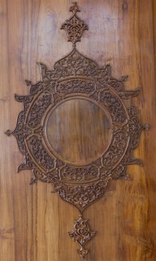 Eski dekoratif İslam ahşap sanat