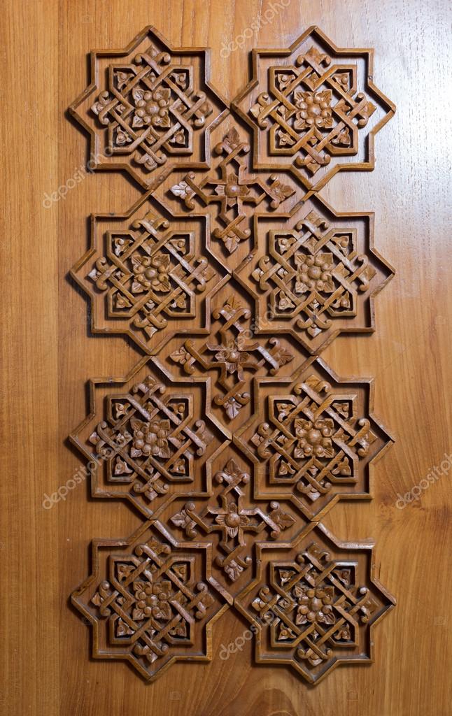 Old Decorative Islamic Wood art — Stock Photo © Myvisuals #118356738