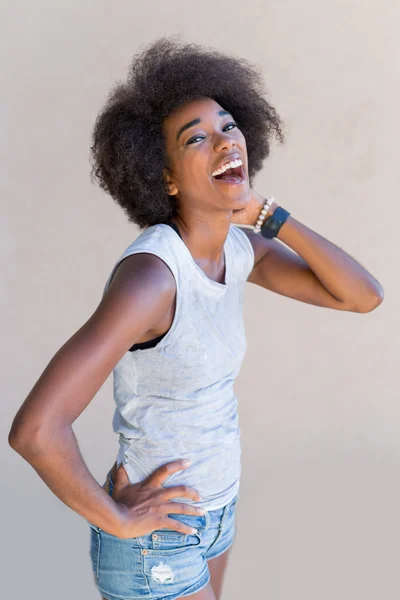 Beautiful afro woman — Stock Photo, Image