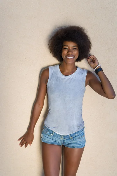 Happy afro american girl — Stock Photo, Image