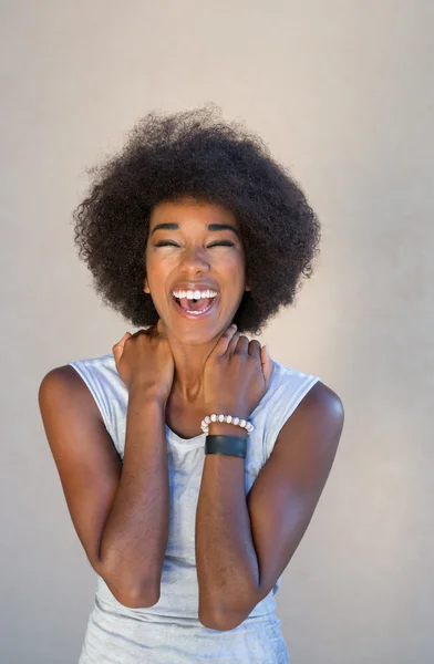 African woman smiling — Stock Photo, Image