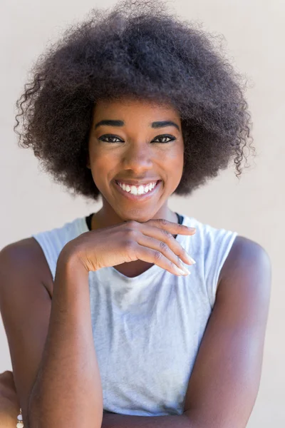 Beautiful afro woman — Stock Photo, Image