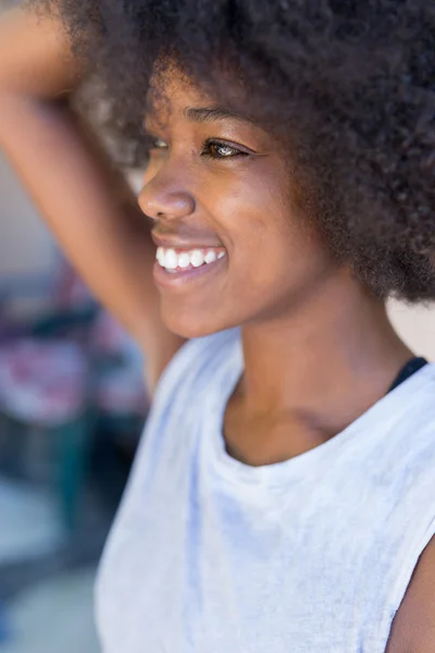 Sensual young African woman — Stock Photo, Image