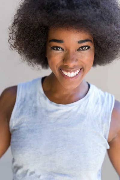 Beautiful afro woman Stock Photo