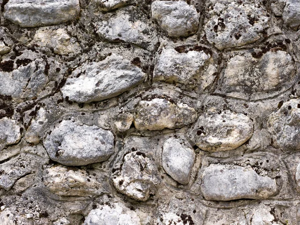 Nahtlose Hintergrundtextur der alten grauen dekorativen Steinmauer — Stockfoto