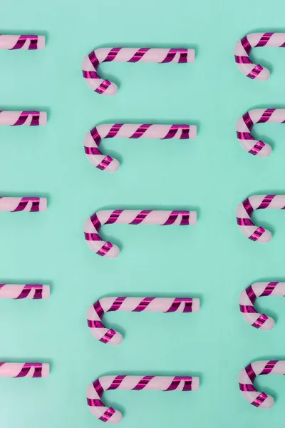 Kerstmis candy canes naadloze patroon — Stockfoto