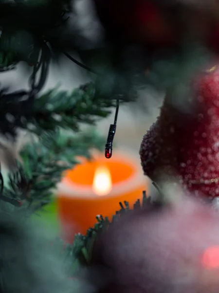 Christmas Spirit Ornaments Christmas Tree — Stock Photo, Image