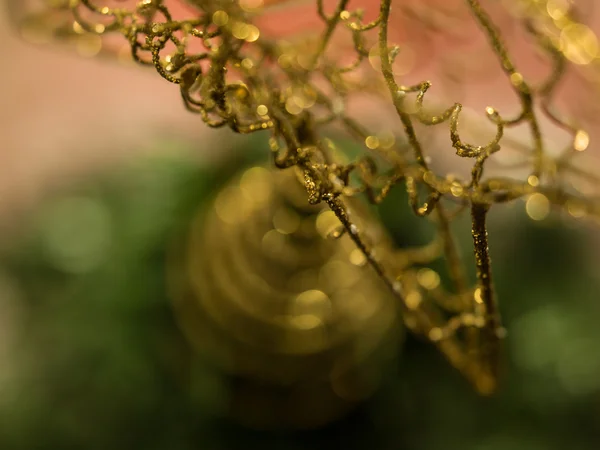 Natal Brilhante Decoração Sobre Fundo Madeira — Fotografia de Stock