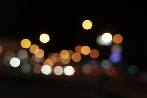 Background with city lights — Stock Photo, Image