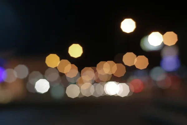 Background with city lights — Stock Photo, Image