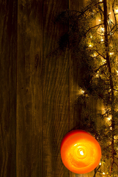 christmas background with beautiful decoration