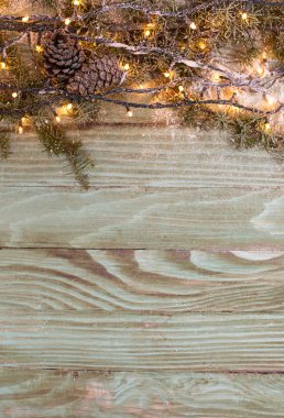 grunge arka plan üzerinde Noel dekorasyon