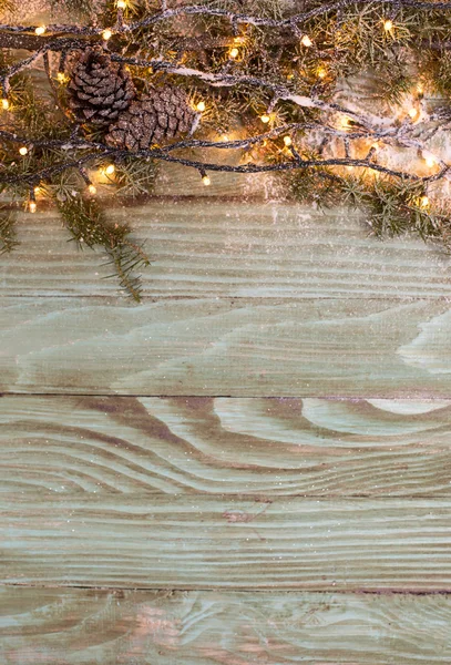 Grunge arka plan üzerinde Noel dekorasyon — Stok fotoğraf