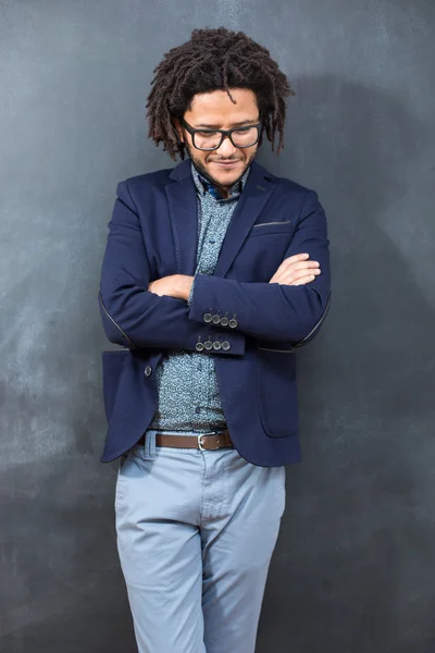 African man in suit shot in studio — Stock Photo, Image