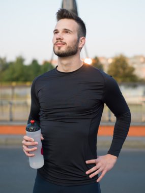 Adam içme suyu kentsel Park