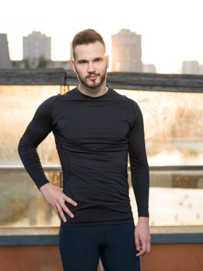 Kent parkta duran runner