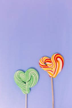 Sevgililer günü kartı Kalpler