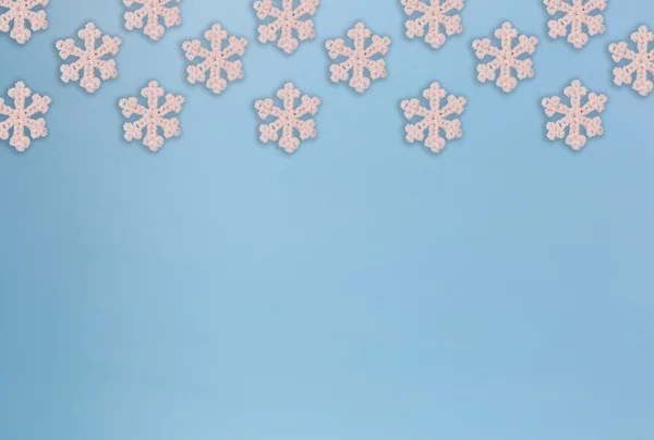 Schneeflockenmuster - Schneeflocken — Stockfoto