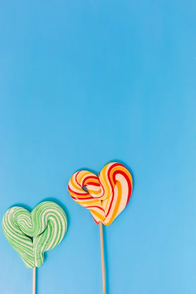 Печиво у формі серця на день валентина — стокове фото