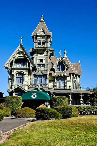 Eureka Kalifornien Carson Mansion Haus Gotischen Stil Mit Turm Ein — Stockfoto