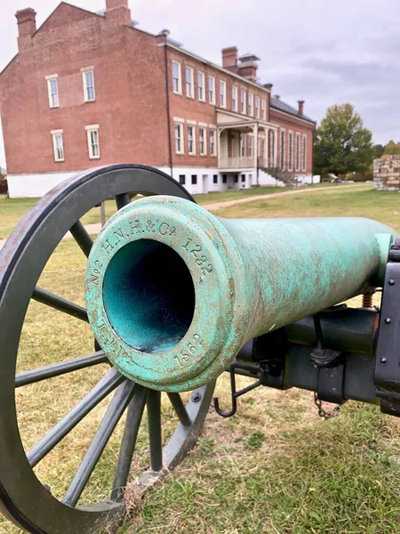 Fort Smith Arkansas Pounder Napoleon Field Gun Canhão Fort Smith — Fotografia de Stock