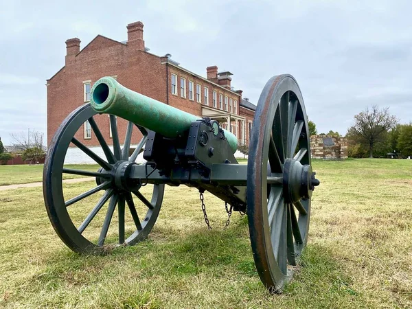 Fort Smith Arkansas Pounder Napoleon Field Gun Canhão Fort Smith — Fotografia de Stock