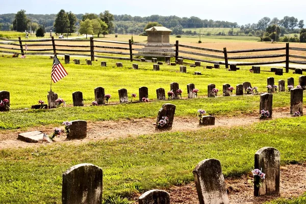 Gettysburg Pennsylvania Usa Old Alms House Cemetery Ook Bekend Als — Stockfoto