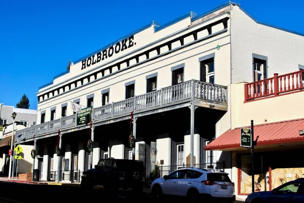 Grass Valley California Usa Hotel Holbrooke Nejstarší Hotel Který Byl — Stock fotografie