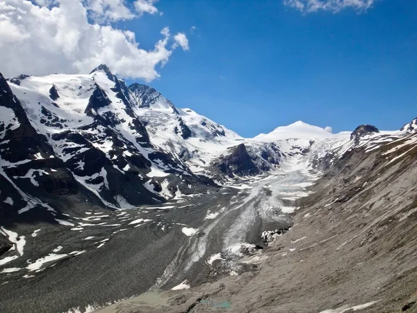 Pasterze Nejdelší Ledovec Rakousku Východních Alpách Grossglockner High Alpine Road — Stock fotografie