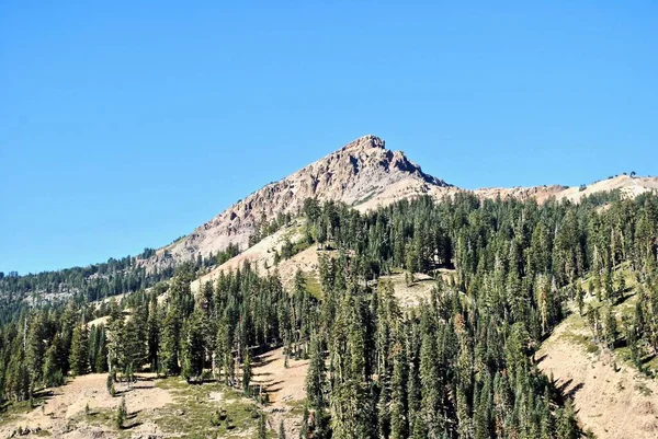 Lassen Peak Lassen Volcanic National Park California Park Dominant Feature — Stock Photo, Image