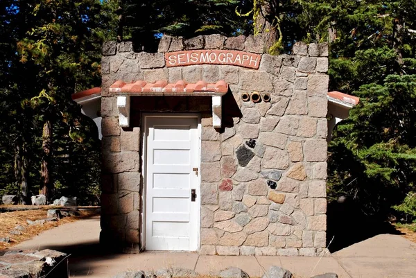 Lassen Volcanic National Park Loomis Seismograph Station Benjamin Loomis Built — Stock Photo, Image