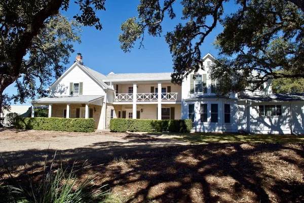 Stonewall Texas Johnsonův Rodinný Dům Známý Jako Texas White House — Stock fotografie