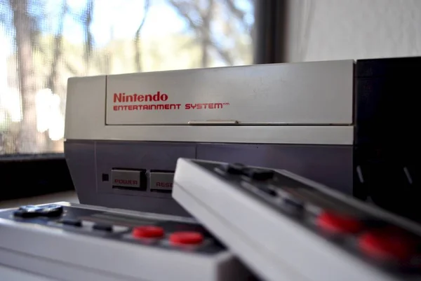 Nintendo Entertainment System Nes Bit Third Generation Home Video Game — Stock Photo, Image