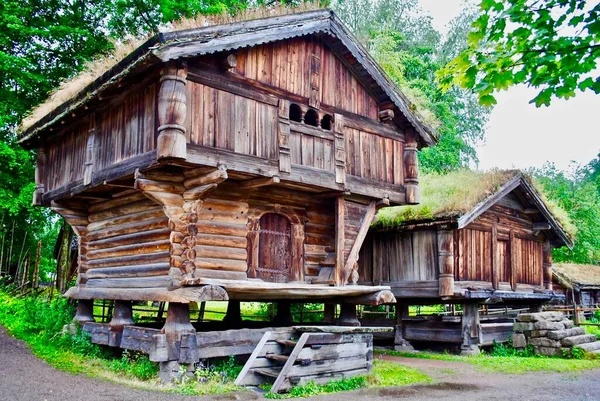 Storehouse Norsk Folkemuseum Folk Museum Bygdy Oslo Norway Open Air — Photo