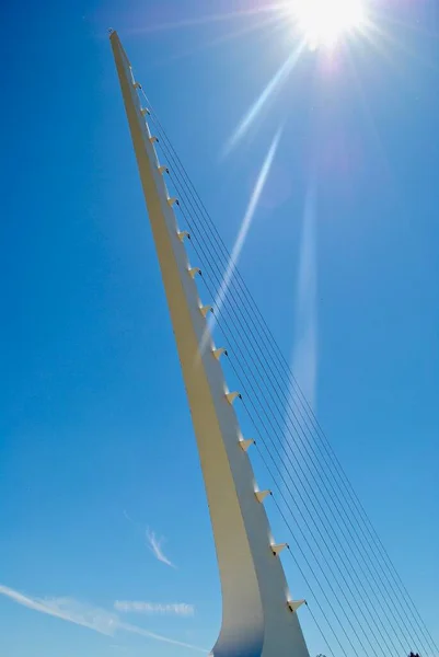 Redding California Puente Sundial También Conocido Como Puente Sundial Turtle — Foto de Stock