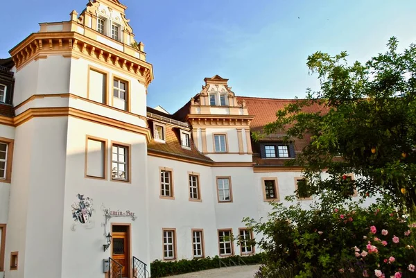 Шкопо Німеччина Schloss Замок Палац Або Цитадель Шкопау Був Побудований — стокове фото