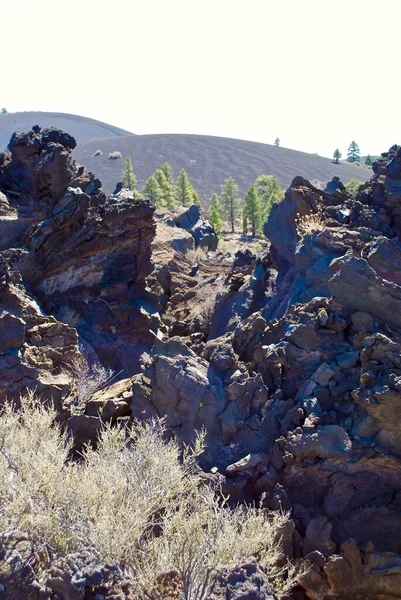Sunset Crater Volcano National Monument Features Cinder Cone Volcano North — Stock fotografie